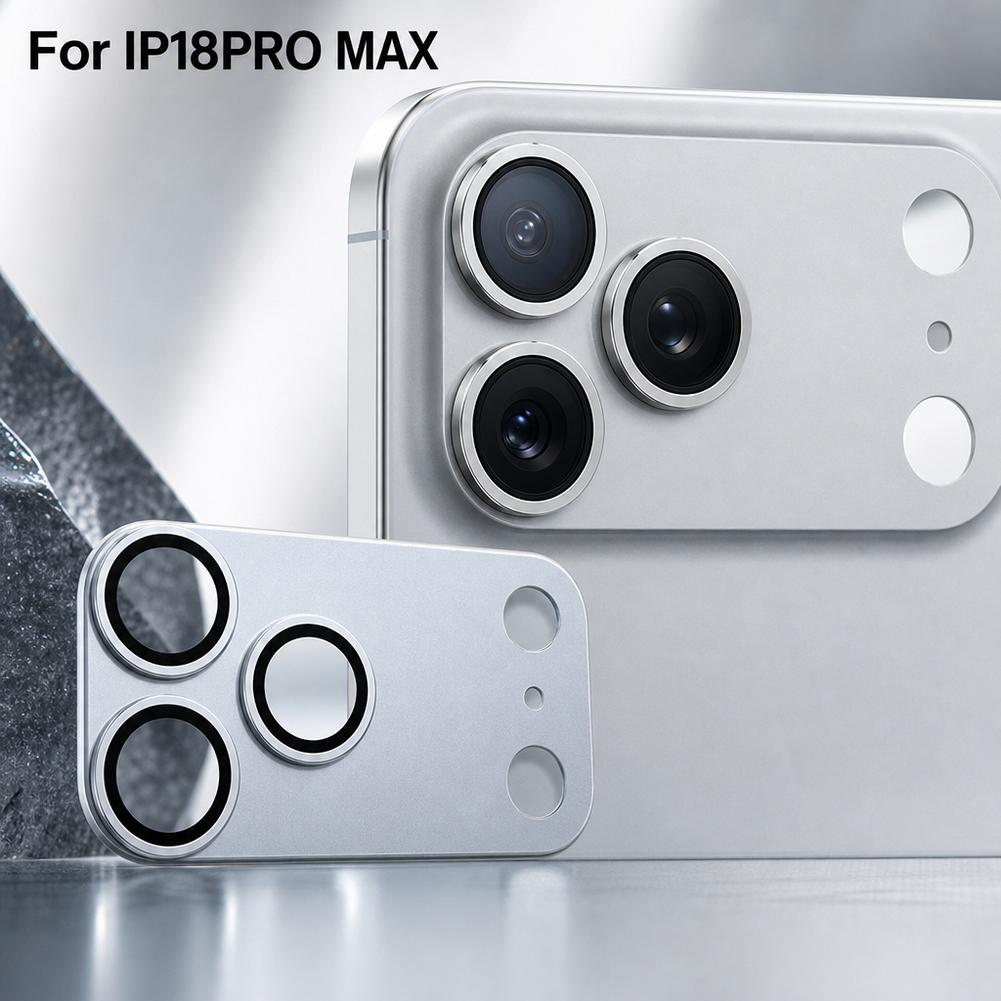 Camera Lens Protector - Metal Tempered Glass Camera Protector for