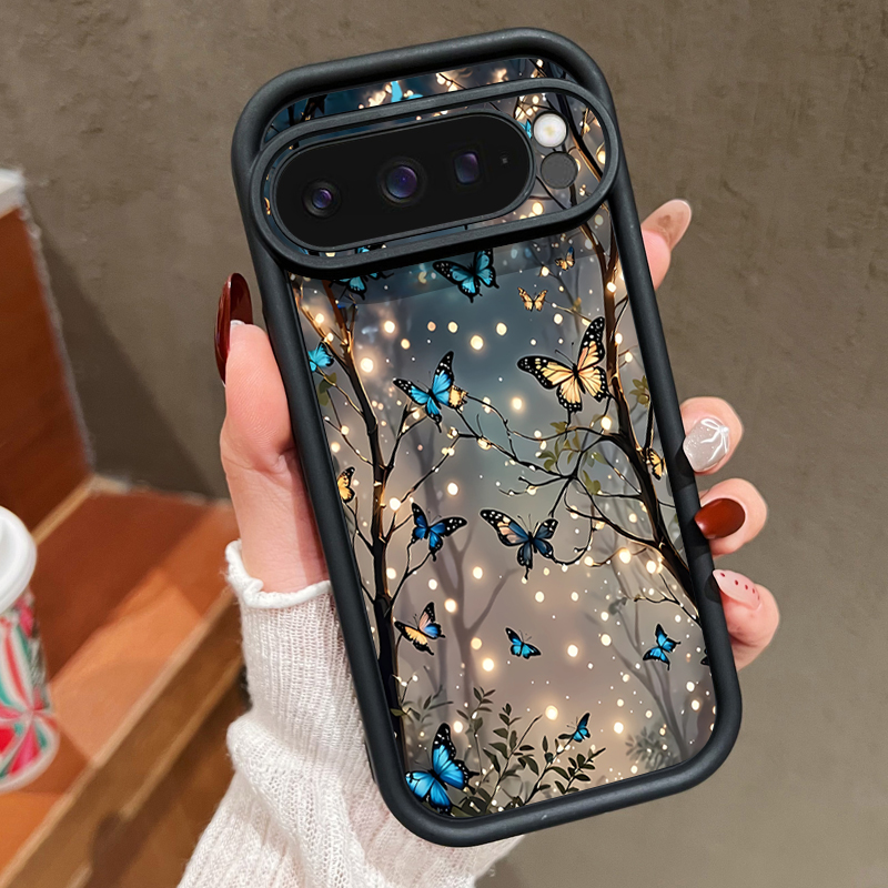 Blue Flower Transparent Phone  - Apple Iphone 15 Pro Max recension och pris